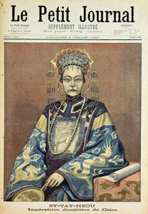 Tz&39;U-Hsi (1835-1908) Imperatriz da China, do &39;Le Petit Journal&39;, 8 de julho de 1900